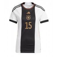 Tyskland Niklas Sule #15 Hemmatröja Kvinnor VM 2022 Korta ärmar